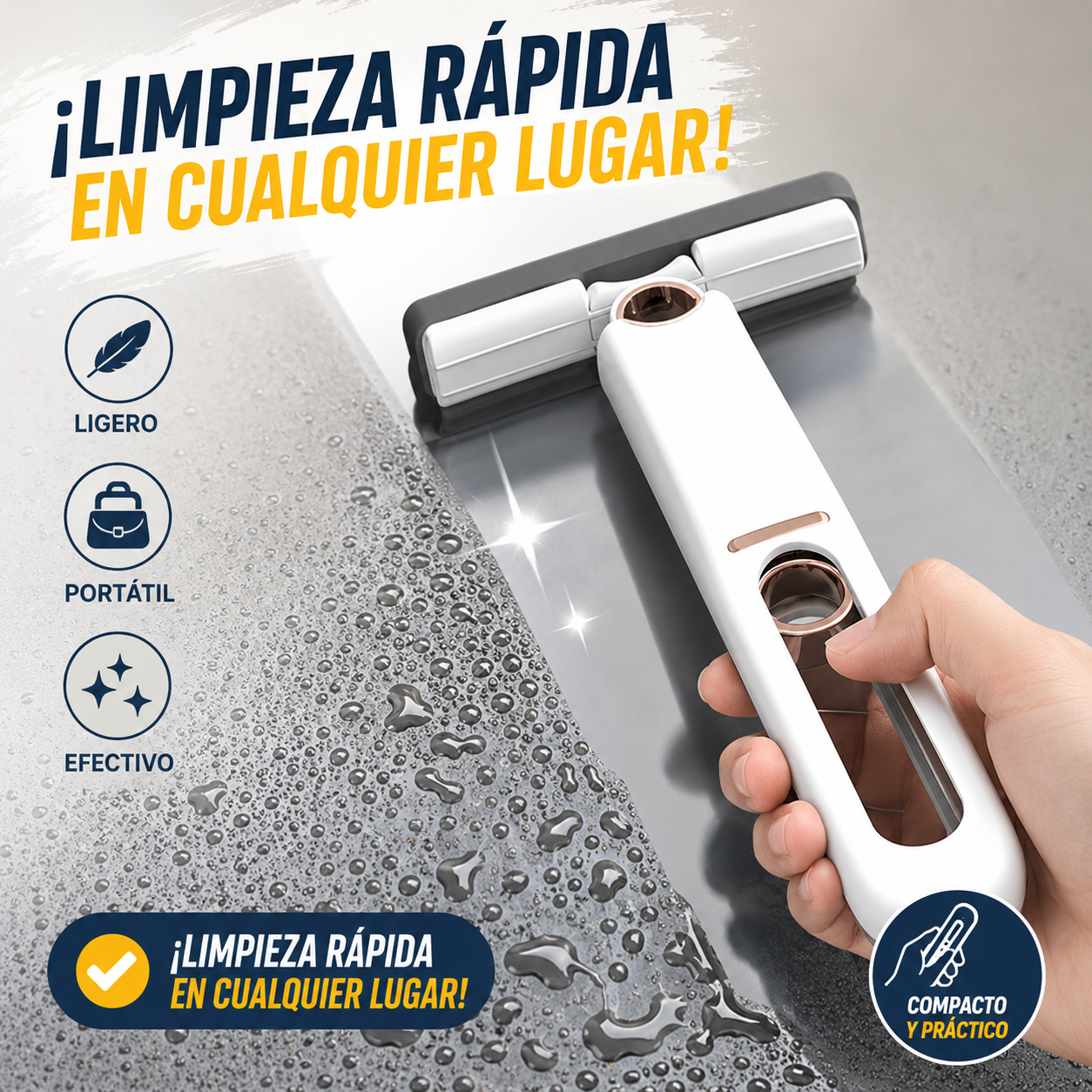 LuxClear | Una Fregona para Dominarlos Todos — Cristales, Espejos y Más